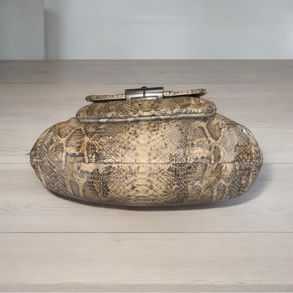 Coach Kristin Leather Python Embossed Hobo Shoulder Crossbody Shoulder Bag EUC - Picture 12 of 16